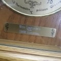 LIMITED EDITION (1 OF 500) VINTAGE HYGROMETER / THERMOMETER IN A BEAUTIFUL SOLID OAK CASE