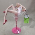 GLAMOROUS COCKTAIL GLASS WITH TALL COSMOPOLITAN GIRL BY HICCUP