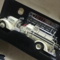 YATMING SIGNATURE SERIES 1/24 DIE CAST 1938 AHRENS-FOX FIRE ENGINE WITH 24 CARAT GOLD PLATED COIN