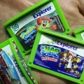 COMPLETE VINTAGE LEAPFROG LEAPSTER BUNDLE WITH 4 GAMES AND CAMERA - WORKING
