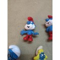 GROUP OF HIGHLY COLLECTABLE VINTAGE SMURFS - NO 4 OF 5 LOTS ON AUCTION