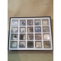 20 PIECE MIX MINERAL AND GEMSTONES MARKED SPECIMENS BOX SET NO 5 OF 9 ON AUCTION NOW