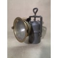 Antique Collectable Carbide Lamp PREMIER England Railway Inspectors Lantern
