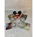 VINTAGE DISNEY MICKEY MOUSE VIEW MASTER WITH COMPLETE ORIGINAL REEL SETS