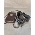 COLLECTIBLE VINTAGE VOIGTLANDER FOLDABLE CAMERA WITH LEATHER POUCH