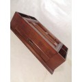 STUNNING WOODEN STATIONARY BOX WITH ALOT OF COMPARTMENTS