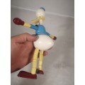 Vintage Donald Duck in Painted Beech with Articulated Limbs by Brio Sweden