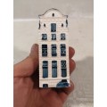 KLM Airlines Blue Delft Ceramic House No 60 By BOLS