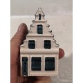 KLM Airlines Blue Delft Ceramic House No 73 By BOLS