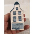 KLM Airlines Blue Delft Ceramic House No 30 By BOLS