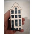 KLM Airlines Blue Delft Ceramic House No 62 By BOLS