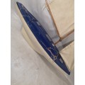 Vintage Line Control Model Hobby Sailing Yacht with a Weighted Keel