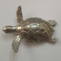 Pewter sea turtle paper weight / decoration