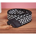 Black and White Chevron Bag strap