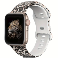 Leopard print Watch Band compatible with Apple watch 42mm to 49mm