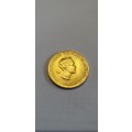 Rare Gold coin! 1963 20 Franc 100th anniversary of grand Duchess of Luxembourg