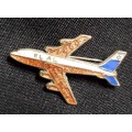 1965 EL AL Maccabi Game Trips Lapel Badge   `` Note The Pin ``       A87