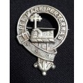 Vintage Mac Donald Clan Crest Badge / Brooch Motto Per Mare, Perterras            A88