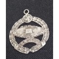 SADF. Tank Corps  Sterling Silver Pendant                AA7