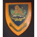Rhodesian British South Africa Police Plaque   Size: 18 x 14.5cm           AA13