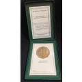 Rhodesia Independence 10TH Anniversary Medallion No.2579  Solid Bronze      T7