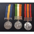 Cape of Good Hope General Service, QSA and KSA medals to 589 CORP/SERJT .F.L.NIGHTINGALE C.P.C.E