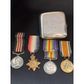 WW1 Military Medal Group  (M.M.) for Bravery in the Field  issued to L.CPL J.G. URQUHART R. Scots.