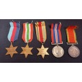 WW2 Medal Group Rewarded to 132481 A.J. VAN COLLER