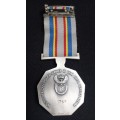 SAPS 20 Year Loyal Service Medal. Full size medal. Numbered 1769     Silver         M2