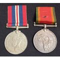 WW2 Africa Service and 1939 - 1945 Medal 331843 P.L. BEZUIDENHOUT        M23