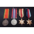 WW2 Medal Group Full Size 5311 J.H.B SCHUTTE       M29