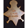 WW1  1914-1915  STAR  PTE.   L.A. GIE  6TH INFANTRY                 XX5