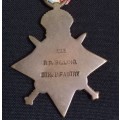 WW1  1914-1915   STAR   PTE. R.P. Billing 5TH INFANTRY                XX8