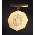 SADF Pro Patria Medal     29149  ` Early Swivel Suspender And Enamel Face `                 L14