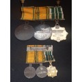 MAJ. T.J. KAPP  Prison Service Medal Group Full Size and Miniatures              L23