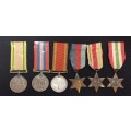 WW2 Medal Group  Awarded To J.P BOTHA  215921