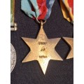 WW2 Medal Group  Awarded To J.P BOTHA  215921