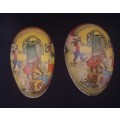 Vintage Paper Mache Easter Egg Candy Container   -------- Made In Germany --------