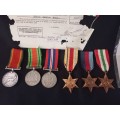 WW2 Medal Group Awarded To Mr. F.J. De Jager  27673