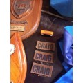 Collection Of KAPT / LT KOL / KOL / KMDT M.J CRAIG  Plaques and Insignia  `` One BID For The LOT ``