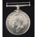 WW1 British War Medal Full Size  Awarded To  PTE.J.ROMAN.1ST C.C