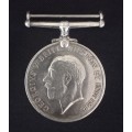 WW1 British War Medal Full Size Awarded To  PTE.F.WATSON. S.A.M.C.