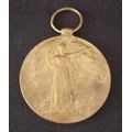 WW1 Victory Medal 1914 - 1919 PTE. F.J.SHACKLOCK