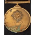 SA Police 75 Years Anniversary  Medal Full Size   F STANDER   W 427887 R  KST