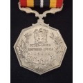 Southern Africa Full Size Medal  Uniface Suspender  Number 039414
