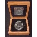 The BATTLE Of CASSINGA Badge   Number 072    In Original Wooden Case  ``` WoW ```