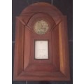 WW1 Death Plaque With Letter From Buckingham Palace In Wooden Frame To Arthur Norman Dymond