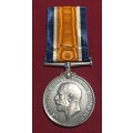 WW1 British War Medal To PTE. J.J. BRITTON 1ST S.A.I.                      W14