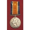 WW1 Britishe War Medal To PTE. J.J. BROWN 9TH S.A.I.                            W16
