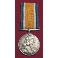 WW1 British War Medal To PTE. G.J.S. MITCHLEY 6TH S.A.I.                       W22